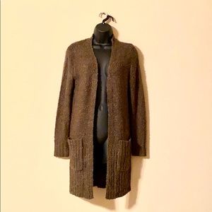 Charlotte Russe Olive Open Face Cardigan, XS